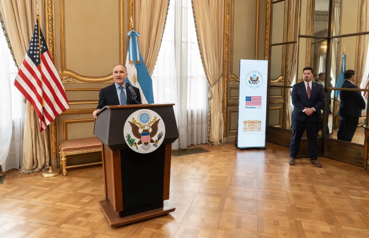 Peter Lamelas ratificó menos aranceles de EEUU para Argentina por la amistad de Trump