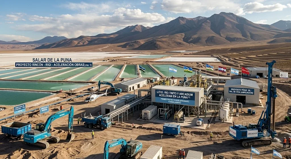 Río Tinto y Arcadium aceleran en litio en Catamarca y Salta