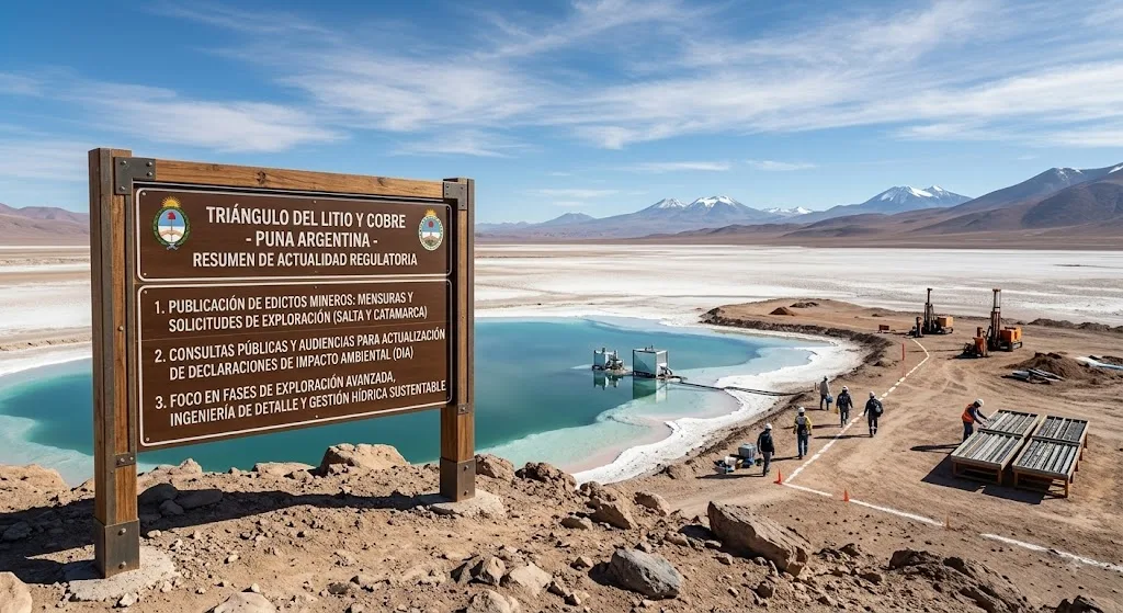 Salta, Jujuy y Catamarca avanzan en edictos mineros y evaluaciones ambientales