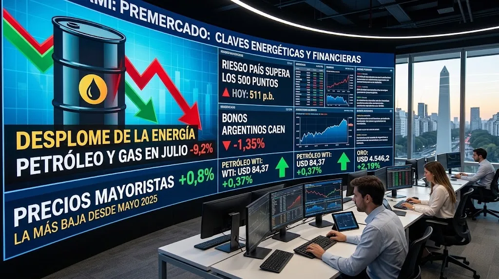 El desplome de la energía desacelera la inflación mayorista y el petróleo se recupera