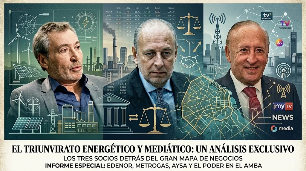 Manzano y Filiberti proyectan comprar AySA y cerrar el círculo de luz, gas y agua