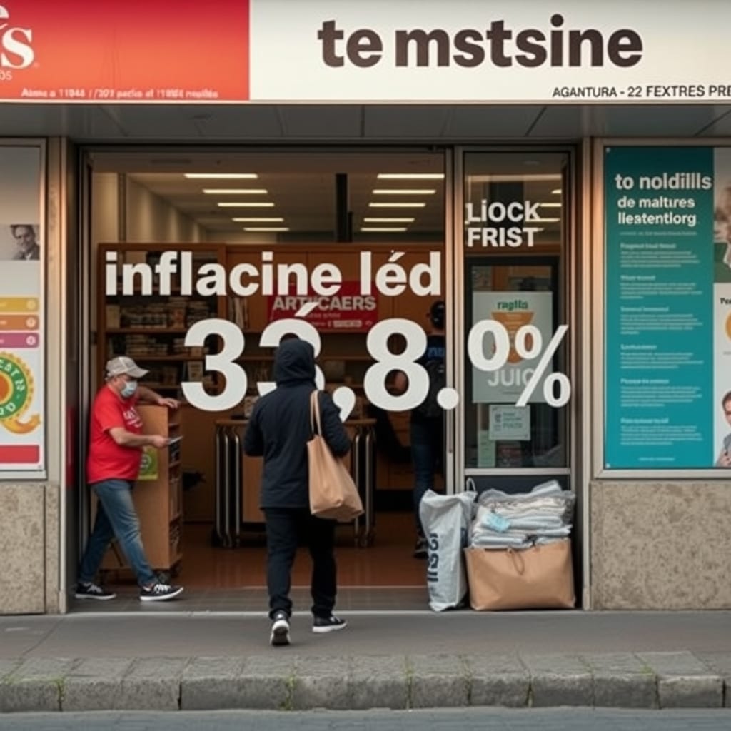 Inflación interanual de Argentina llegó a 33,8% en julio