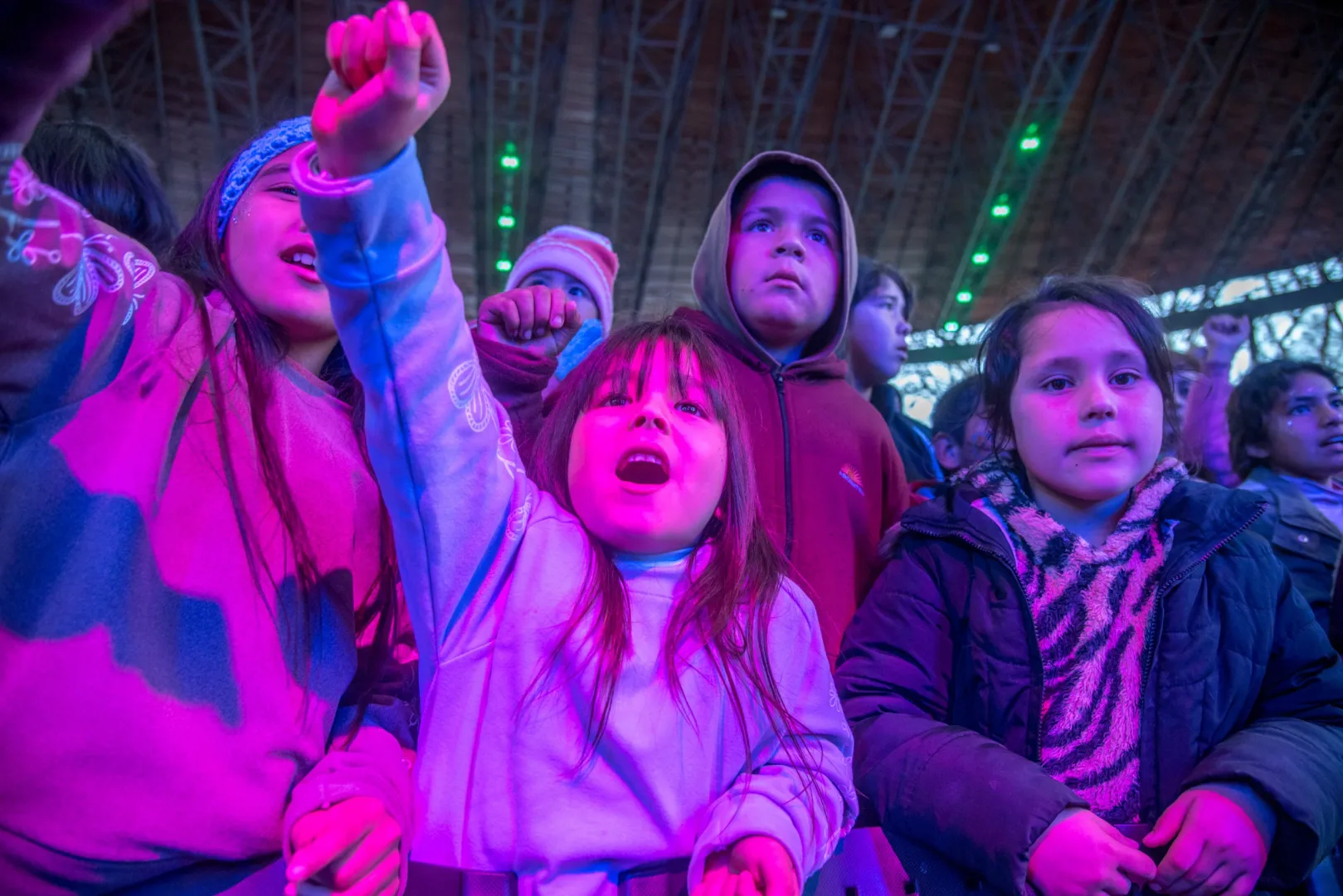 Miles de niños celebraron en el Palacio de los Deportes