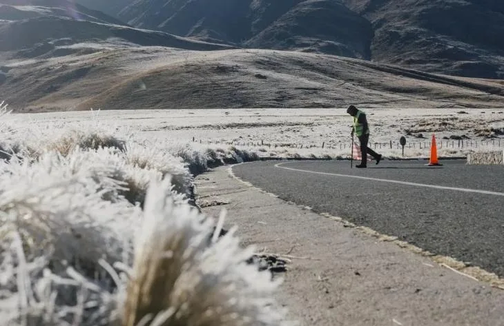 Corte total en la Ruta 307 entre Tafí del Valle y Amaicha por hielo
