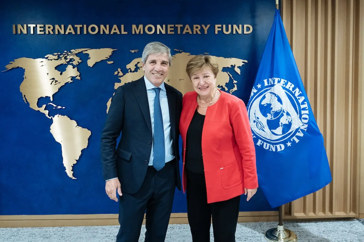 Caputo se reunió con Georgieva y expondrá en el G20 el plan económico