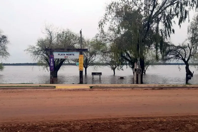 La crecida del Uruguay mantiene cerrados cuatro pasos fronterizos entre Misiones y Brasil