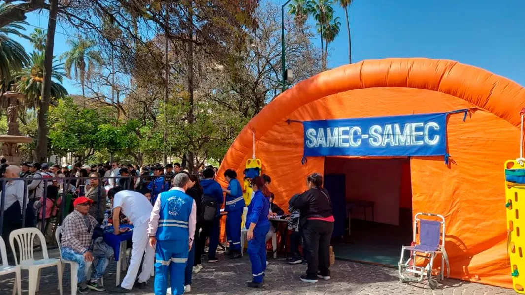 Salta: más de 250 personas en operativo sanitario por Fiesta del Milagro