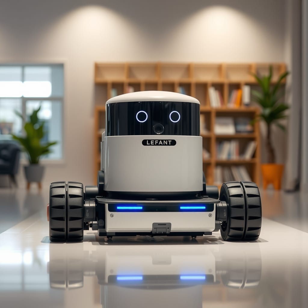 Lefant presentó el M210 Pro Omni, un robot aspirador de tamaño reducido